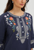 MIDNIGHT BUTTERFLY EMBROIDERED DRESS
