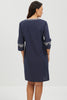 MIDNIGHT BUTTERFLY EMBROIDERED DRESS