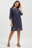 STARLIT FOLKLORE EMBROIDERED DRESS