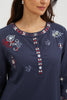STARLIT FOLKLORE EMBROIDERED DRESS