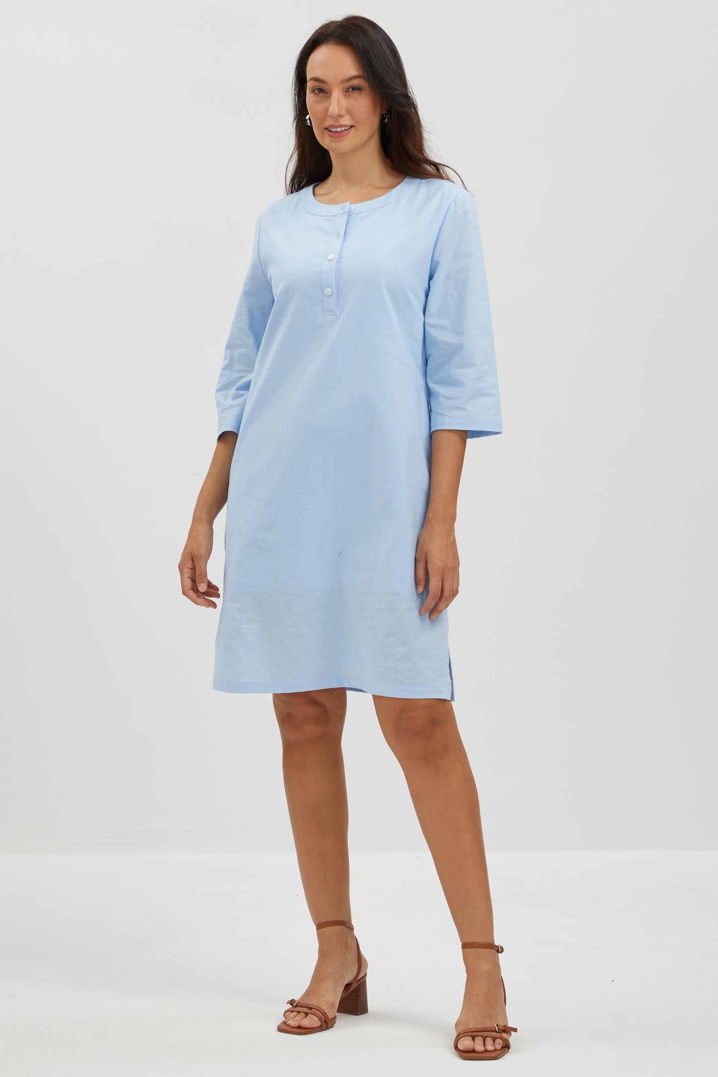 COTTON-LINEN DRESS
