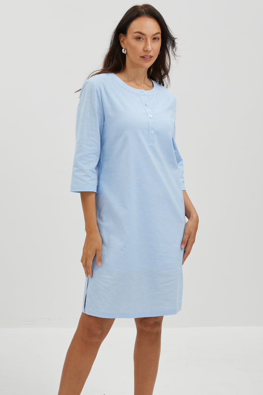 COTTON-LINEN DRESS