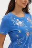 MOONLIT ROSE EMBROIDERED TEE