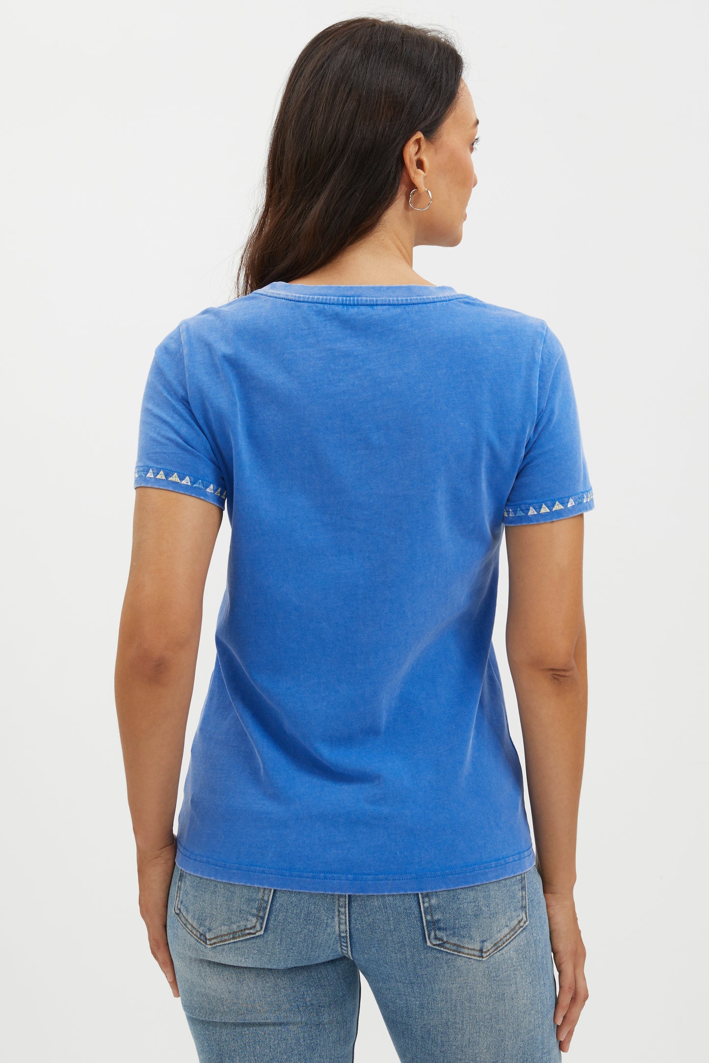MOONLIT ROSE EMBROIDERED TEE