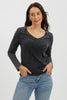 MIDNIGHT FADE WASHED COTTON  TEE