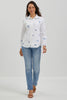 BLUE REVERIE EMBROIDERED SHIRT