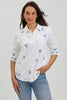 BLUE REVERIE EMBROIDERED SHIRT