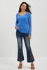 COASTAL SKY WASHED COTTON TEE