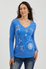 LOVE & STARS EMBROIDERED TEE