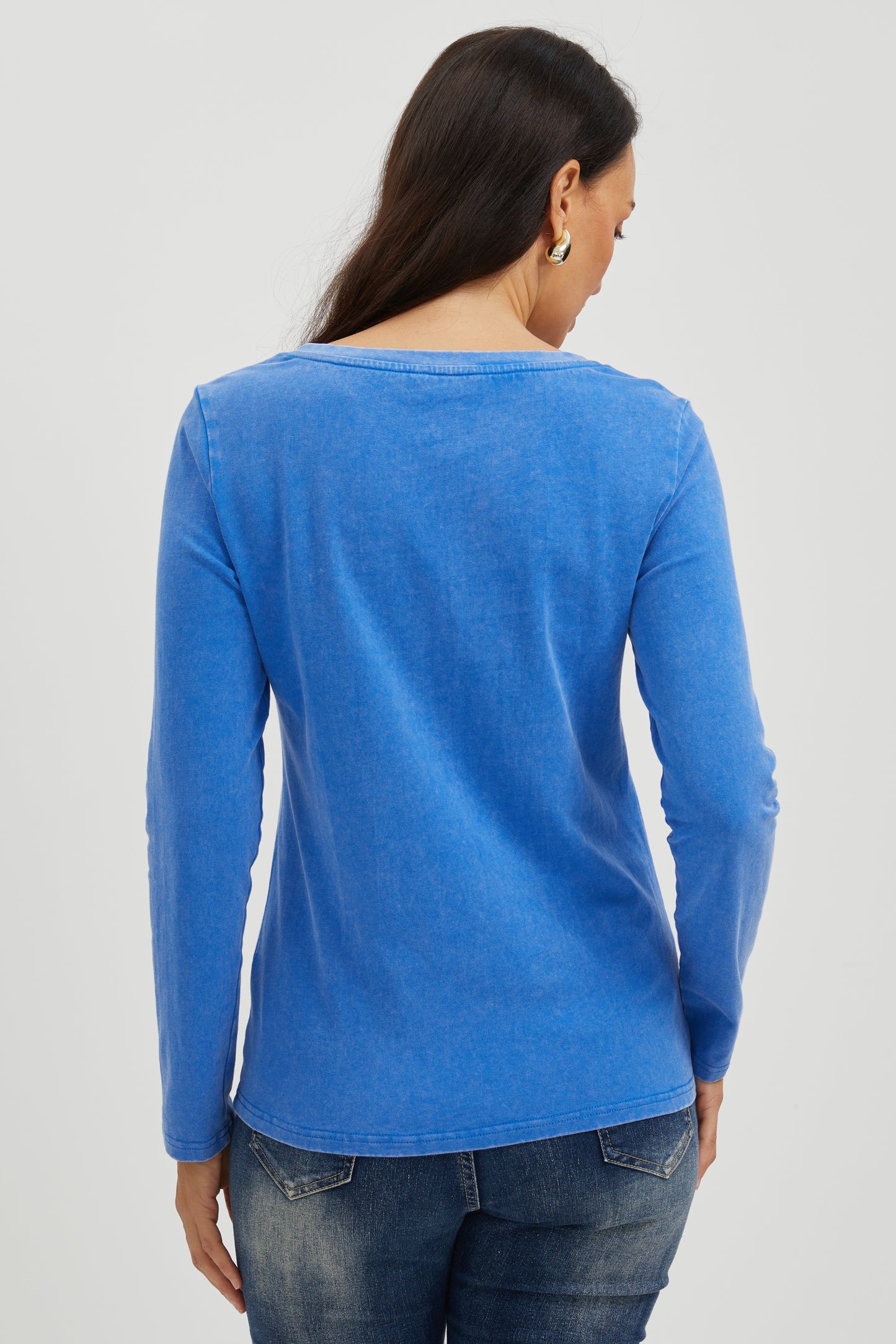 LOVE & STARS EMBROIDERED TEE