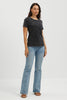 MIDNIGHT FADE WASHED COTTON  TEE