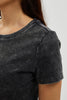 MIDNIGHT FADE WASHED COTTON  TEE