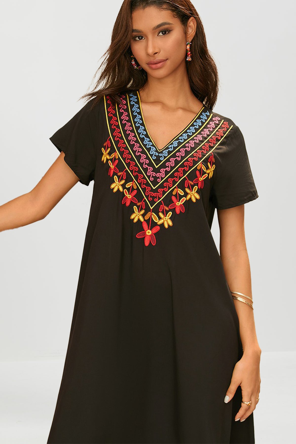 Desert Fiesta Embroidered Dress