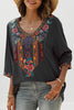 Riviera Bloom Embroidered Blouse