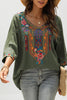 Riviera Bloom Embroidered Blouse