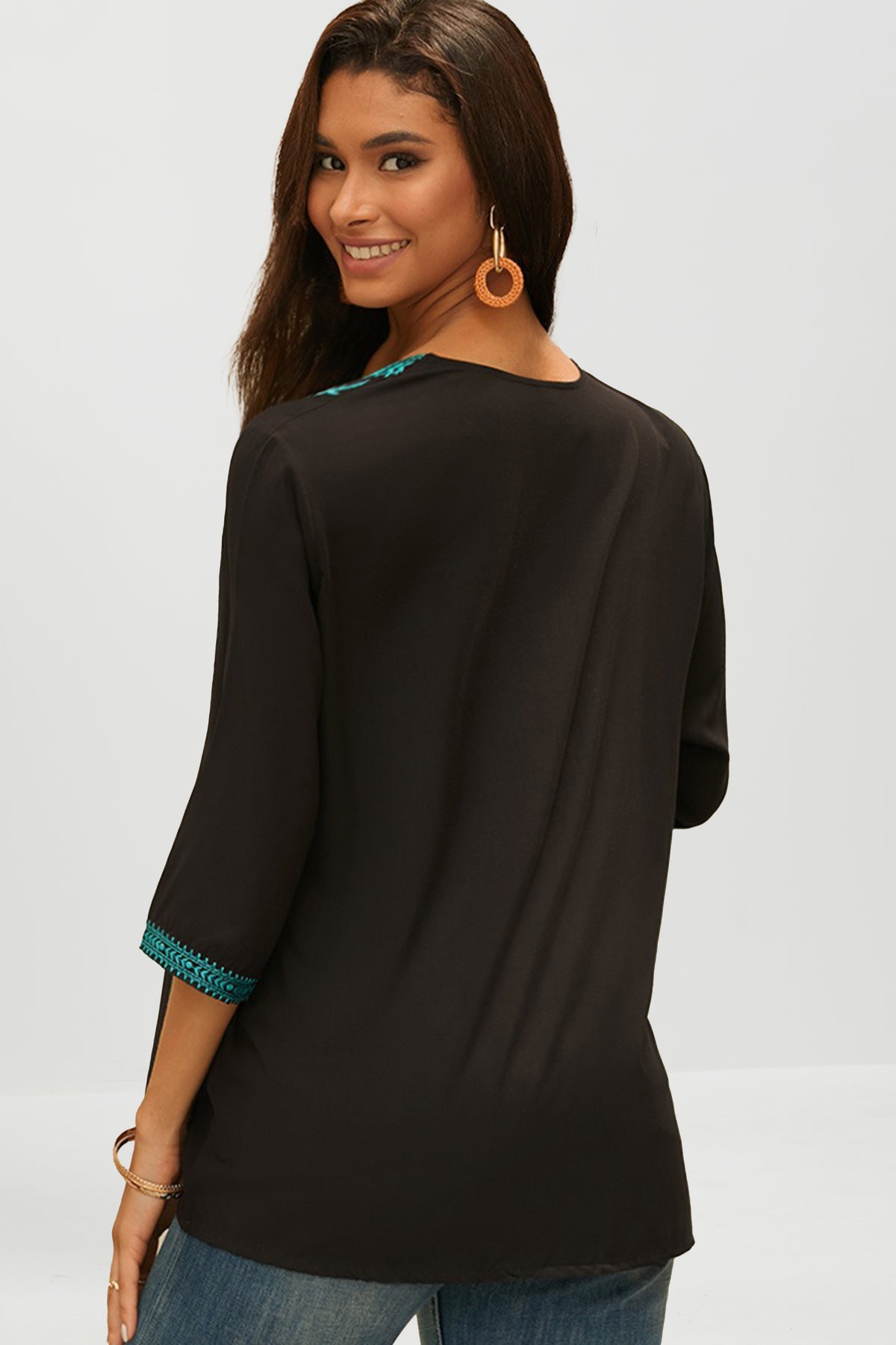 Marrakech Bloom Embroidered Tunic