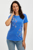 WANDERING BLOOMS EMBROIDERED TEE