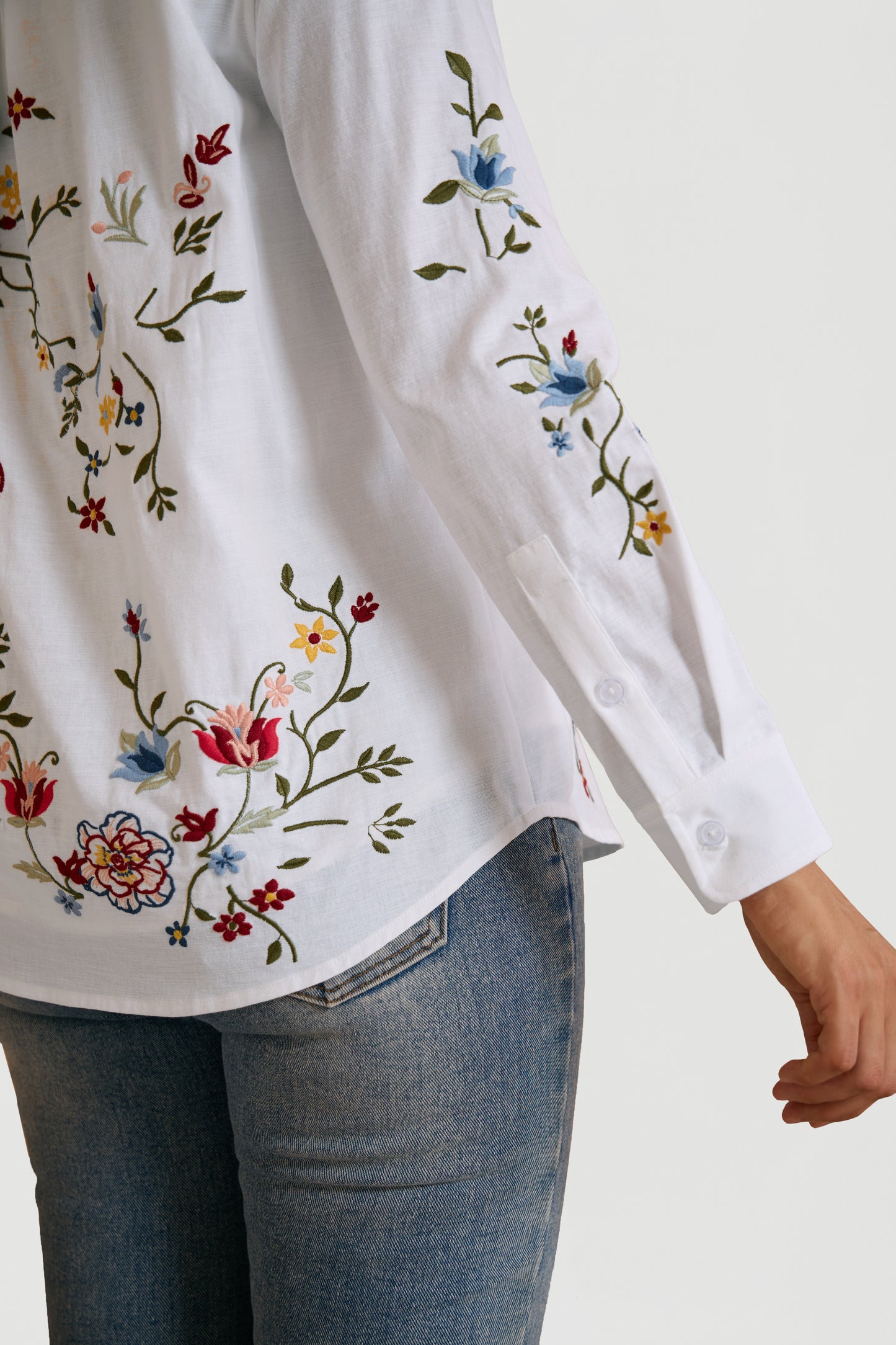 WILDFLOWER TRAIL EMBROIDERED SHIRT