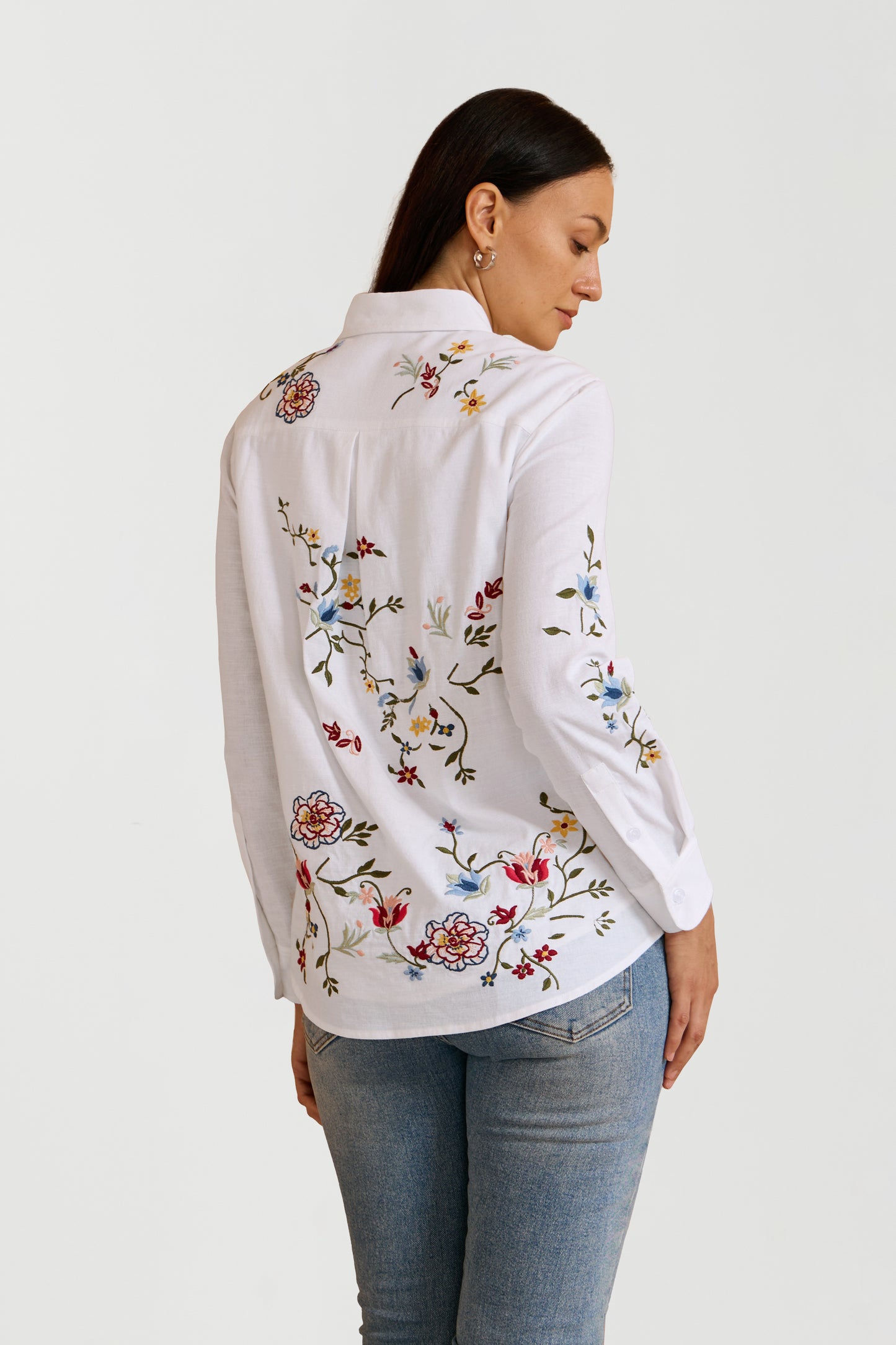 WILDFLOWER TRAIL EMBROIDERED SHIRT
