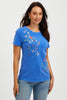 WANDERING BLOOMS EMBROIDERED TEE