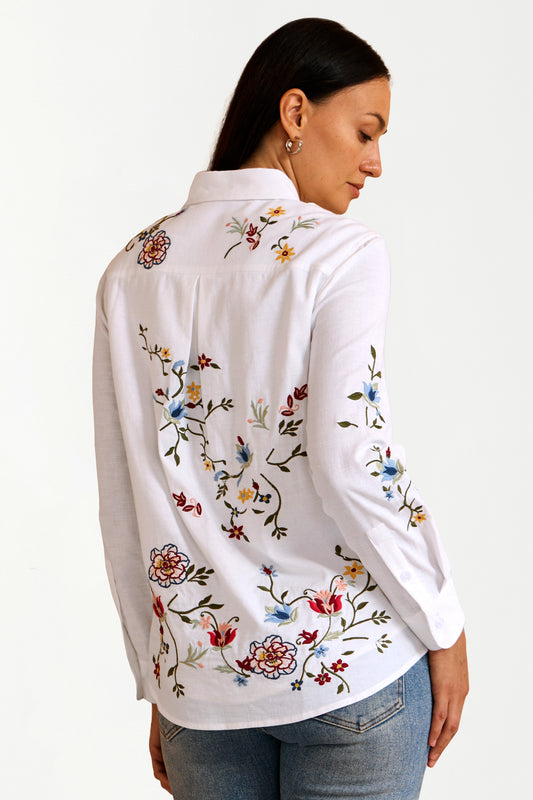 WILDFLOWER TRAIL EMBROIDERED SHIRT
