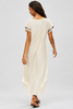 Luna Noir Embroidered Maxi Dress