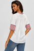 ALPINE RUBY EMBROIDERED BLOUSE